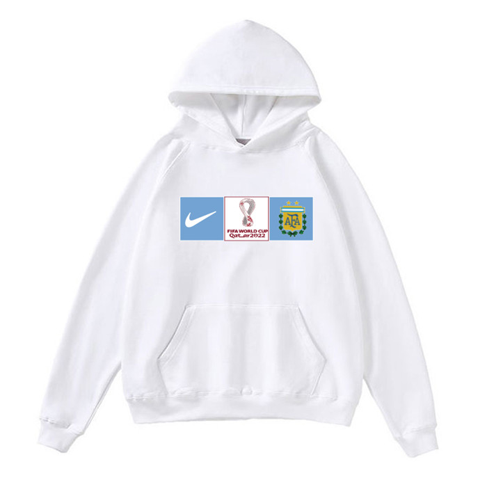 Men's Argentina White World Cup Soccer Hoodie